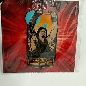 WWE Roman Reigns Artist Pin Logan Lubera Slam Crate Loot Crate 2019 Wrestling